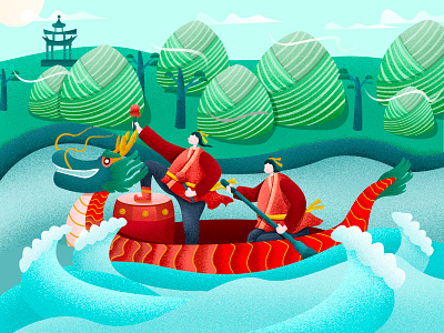 Dragon Boat illustration