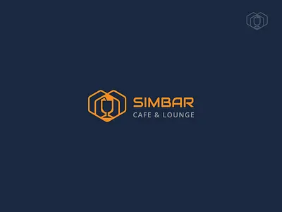 Simbar Cafe bar branding identity lion logo symbol