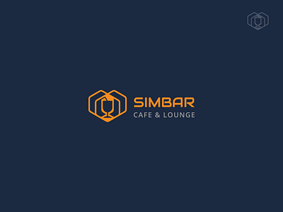 Simbar Cafe bar branding identity lion logo symbol