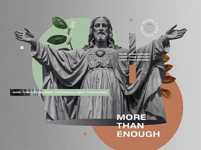 More Than Enough adobe photoshop church church design church marketing concept art concept design design graphicdesign photoshop typography