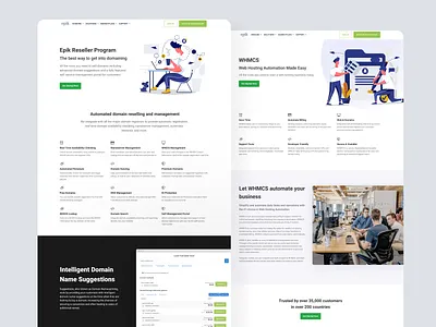 Landing Pages branding clean homepage landing page layout product ui web web design