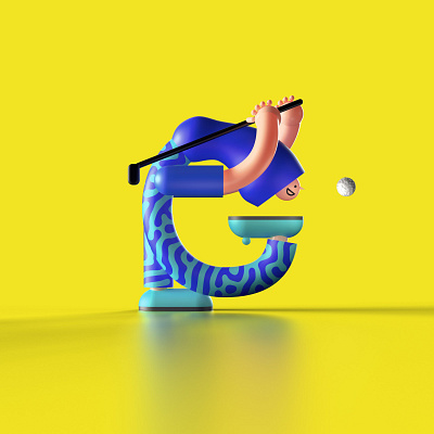 Letter G 36daysoftype 36daysoftypea 3d characterdesign design illustration letter typography