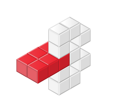 Super-Bridge app cubes icon lego logo