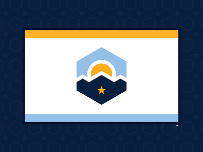 SALT LAKE CITY - 2020 FLAG REDESIGN #1 2020 design flag salt lake city utah