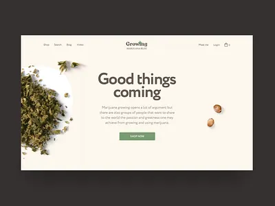 Marijuana blog and shop (motion) animation drugs growing health healthcare kush marijuana medical motion shop smoke weed