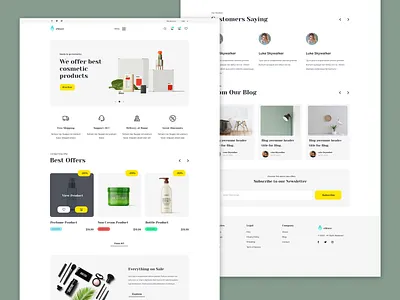 eStore – Creative Shop PSD Template business cart clean corporate creative landing minimal retail shop startup store template theme web design