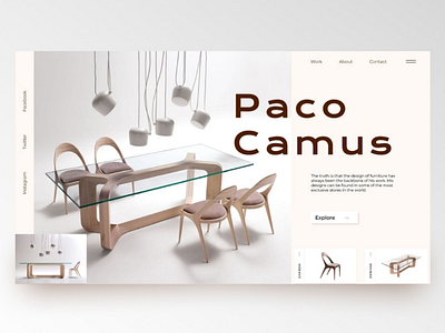 The first screen website ui ux