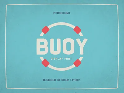Buoy Display Font font font design fonts graphic design lettering type type specimen typedesign typeface typeface designer typefaces