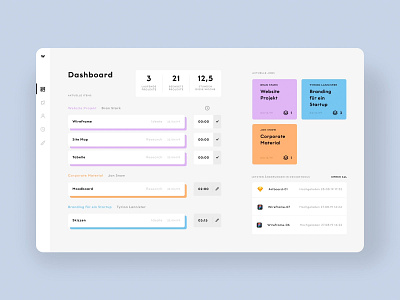 Worthflow dashboard design process designprocess freelancer projectmanagement projects tool ui web app web software workflow worthflow