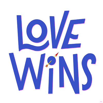 Love wins. custom type goodtype hand lettering handtype illustration lettering love is love love wins procreate type typography
