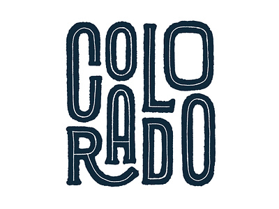 Colorado Lettering colorado handlettering lettering procreate type typography