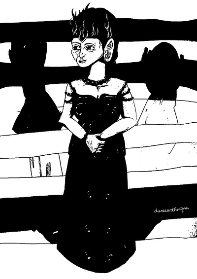 Wayang Golek, Shadow Doll design drawing illustration