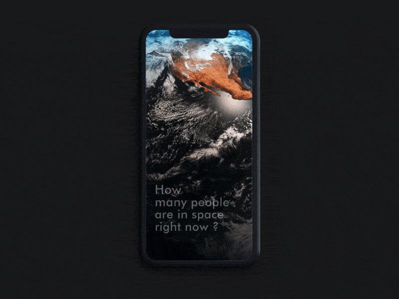 UI prototyping People in Space app branding design graphic invisionstudio iphone x minimal prototyping sketch space ui uidesign web