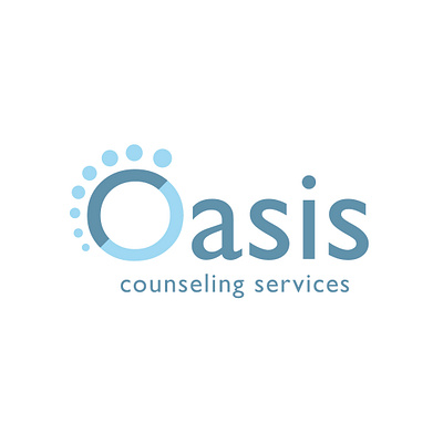 Oasis Counseling branding community logo counseling logo custom logo design illustration logo logo design branding logodesign therapist logo therapy logo typography typography design vector