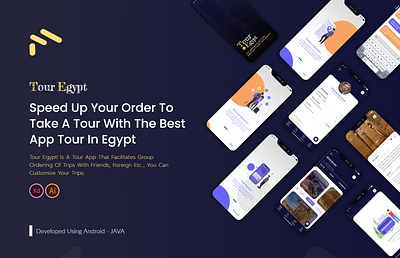 Tour Egypt - Mobile App For tourism animation app branding design flat high fidelity low fidelity mobile app tourist typography ui uiux user experience user experience design user interface user interface ui ux web webdesign wireframes