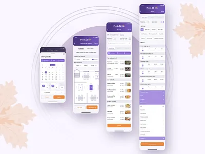 FeedMe - mobile restaurant app UI/UX design design app food delivery mobile app restaurant table booking table reservation ui ui ux ux