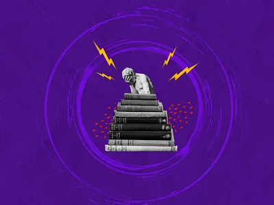 Motion graphic for youtube channel animation books collage funny literature motion poop youtube