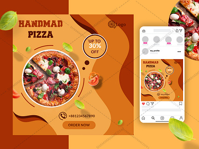 Food Banners for Instagram and Facebook banner banner template branding design facebook post design food banner food illustration graphic design illustration instagram banner instagram post logo design poster design