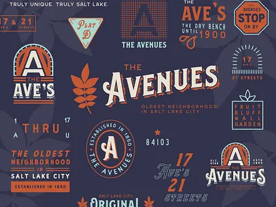 The Neighborhood Project badge brand design brand identity branding design graphic design identity logo salt lake city visual identity