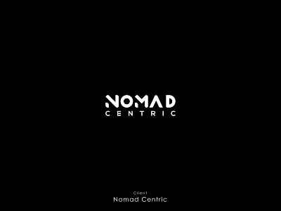 NOMAD CENTRIC brand identity brandidentity home service identity logodesign logos minimal logo movers shifting service typographic