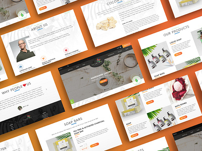 Scentric Web Design australia colorful art freelancer krystlesvetlana melbourne online store commerce responsive design webdesign