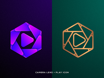 Left or Right? abstract artismstudio artwork branding camera colorful creative film graphicdesign identity illustration lens logo logos luxury media monoline movie play video