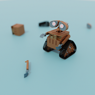 wall e blender blender 3d design illustration movie