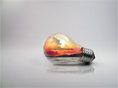 Light Bulb adobe adobe photoshop bulb daybulb graphic graphicdesign graphicwork illustration illustrations lightbulb photomanipulation photoshop sunrise surreal