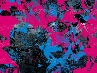 What Country? blue pink vector vector art