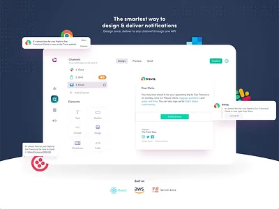 Menu and Channel Navigation adobe xd adobexd app editor illustration interface menu minimal notification ui ux vector