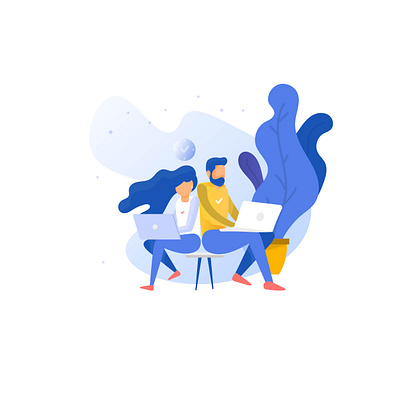 work from home classic illustration classic illustration clean clean ui co working co working space dribbble populer illustration elegant illustrations free illustration freebie indian design studio indian designer indianpix light populer sanket pal simple ui illustration work from home working illustration