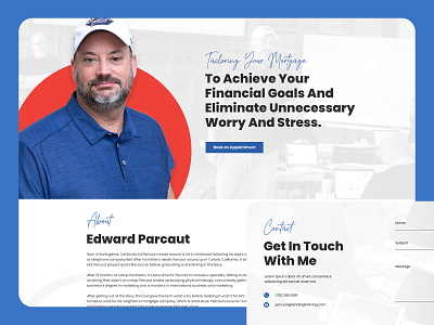 Personal Branding user interface and experience (UI/UX) Design branding design desktop design landing page landing page design ui ui design webdesign website