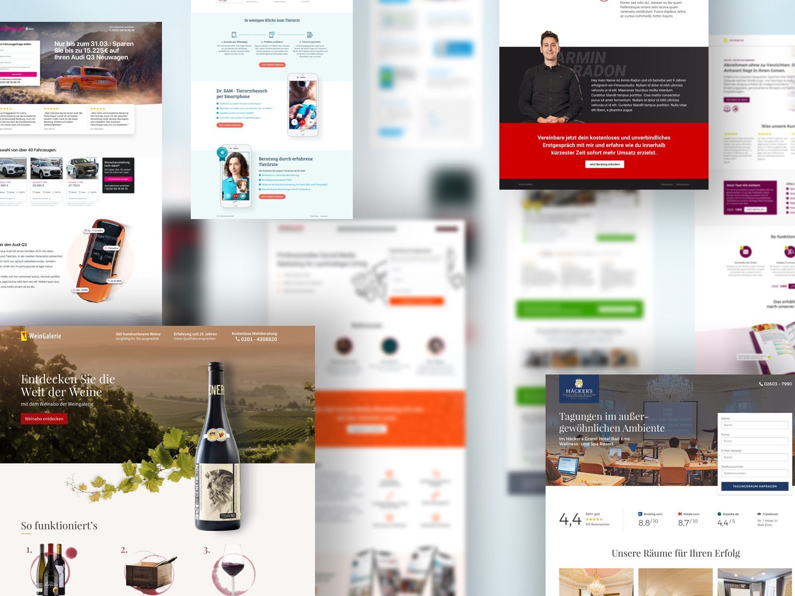 Example of Landingpage Collection