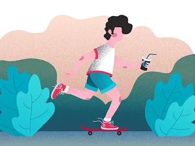 skateboard 2d app character flat icon illustration natimade skateboard skateboard graphics vector