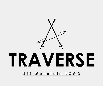 Traverse branding design illustration logo