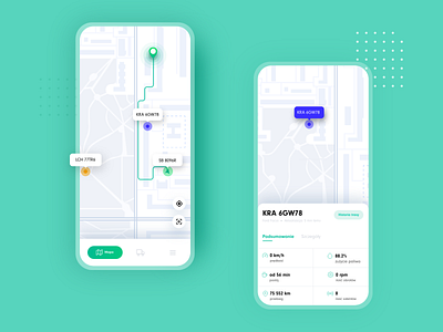 Navifleet - fleet management app redesign app app design design fleet fleet management green mobile app design ui ux uidesign ux ux design