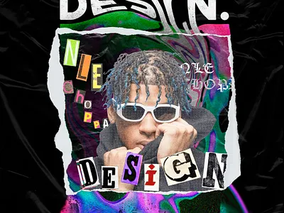 Album cover design illustration