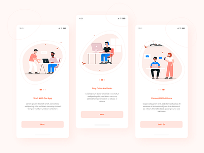 Walkthrough UI Design clean design gagi mobile mobile app mobile app design mobile design mobile ui ui ux