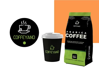 coffe logo app colorful design flat happy icon illustration logo lovely vector