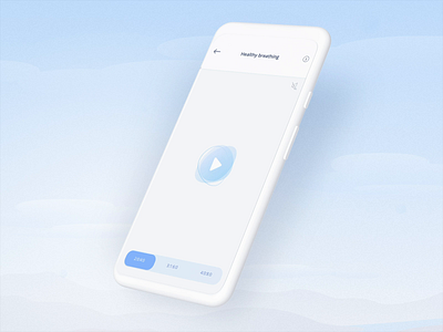 Breath App animation app application illustration ui ux