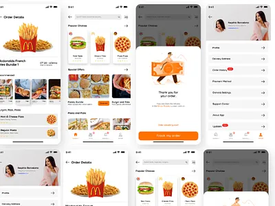 ONLINE ORDERING APP app mobile mobile app ordering system ui ui design uiux ux