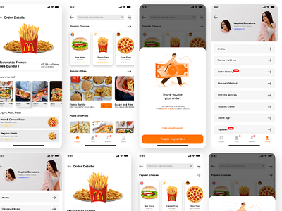 ONLINE ORDERING APP app mobile mobile app ordering system ui ui design uiux ux