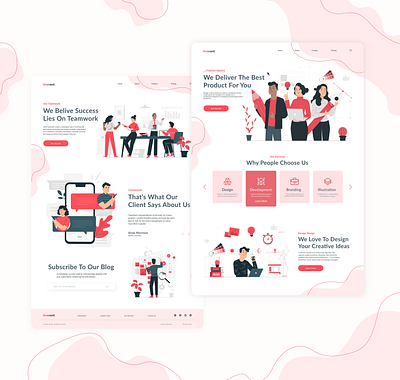 Averant. Creative Agency creative agency design homepage illustration ui ux web web design webpage website website design