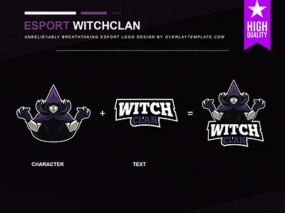 Logo WitchClan branding esport esportlogo illustration logo social media