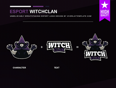 Logo WitchClan branding esport esportlogo illustration logo social media