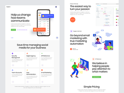 Singleton UI Kit block colorful component customization design kit landing layout modern object pages sketch smart styleguide stylish ui vector