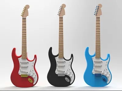 Guitar 3d Model 3d 3d art 3d model 3ds max 3dsmax cinema4d guitar guitar pick guitarist music rhino solidworks