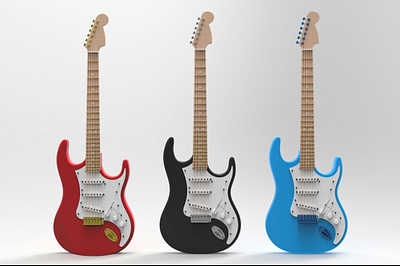 Guitar 3d Model 3d 3d art 3d model 3ds max 3dsmax cinema4d guitar guitar pick guitarist music rhino solidworks