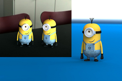 Minion 3d Model 3d 3d artist 3d model 3d modeling 3ds 3dsmax animation character cad despicable me gamming minion minion pro minions rhino rhino3d solidworks toy toydesign toys