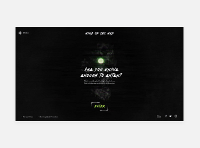 Mind of the Mad - Opening Screen 3d art aftereffects concept dark design direction interface motion product ui